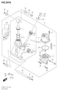 DF200A From 20003F-240001 (E11 E40)  2022 drawing TRIM CYLINDER