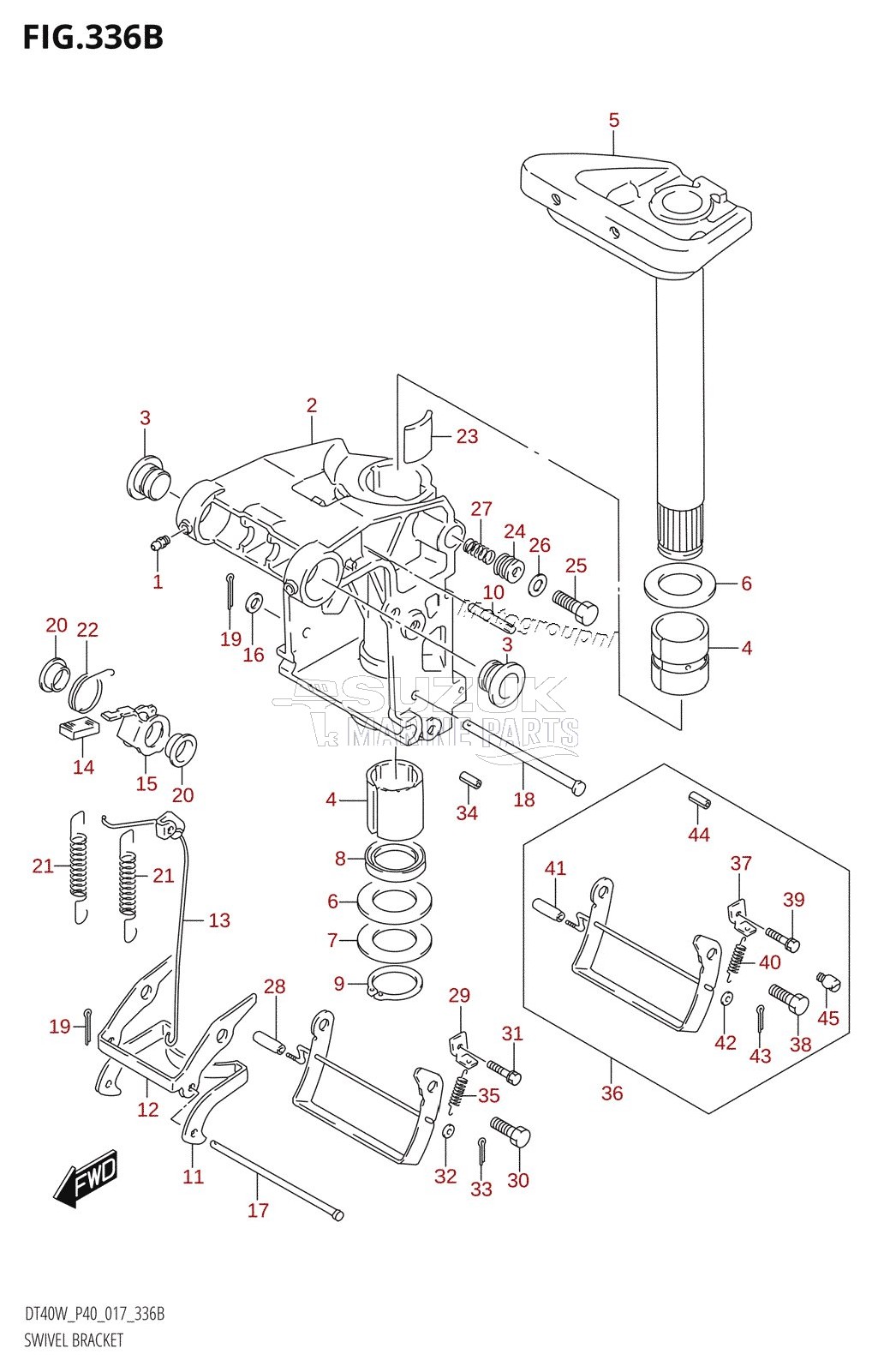 SWIVEL BRACKET (DT40W:P90)