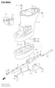 DF50 From 05001F-980001 (E01 E40)  2009 drawing DRIVE SHAFT HOUSING