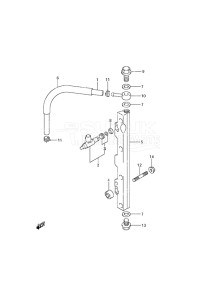 Outboard DF 140A drawing Fuel Injector