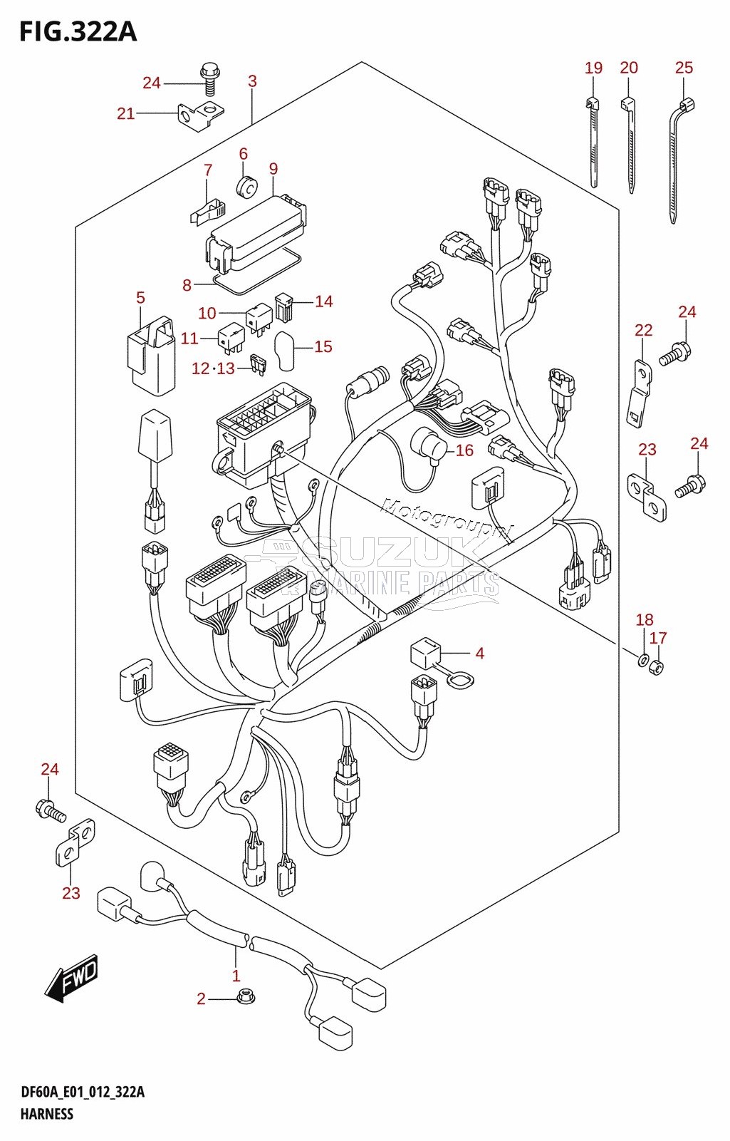 HARNESS (DF40A:E01)