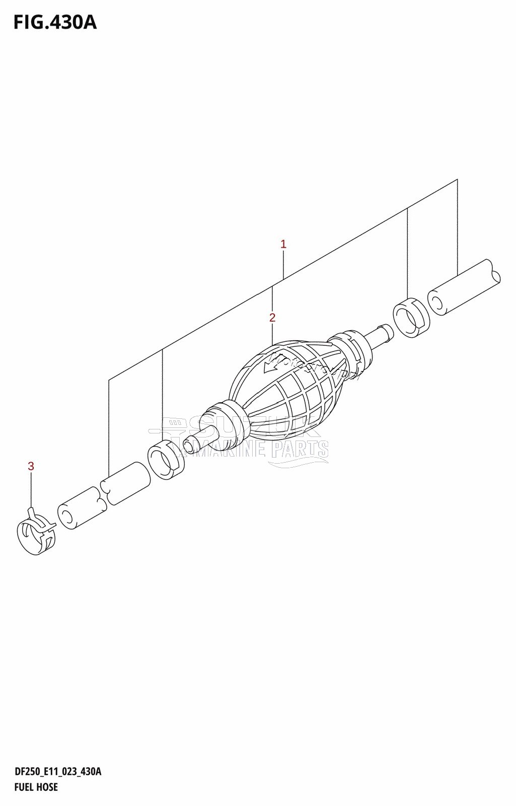 FUEL HOSE (E01,E11,E40)