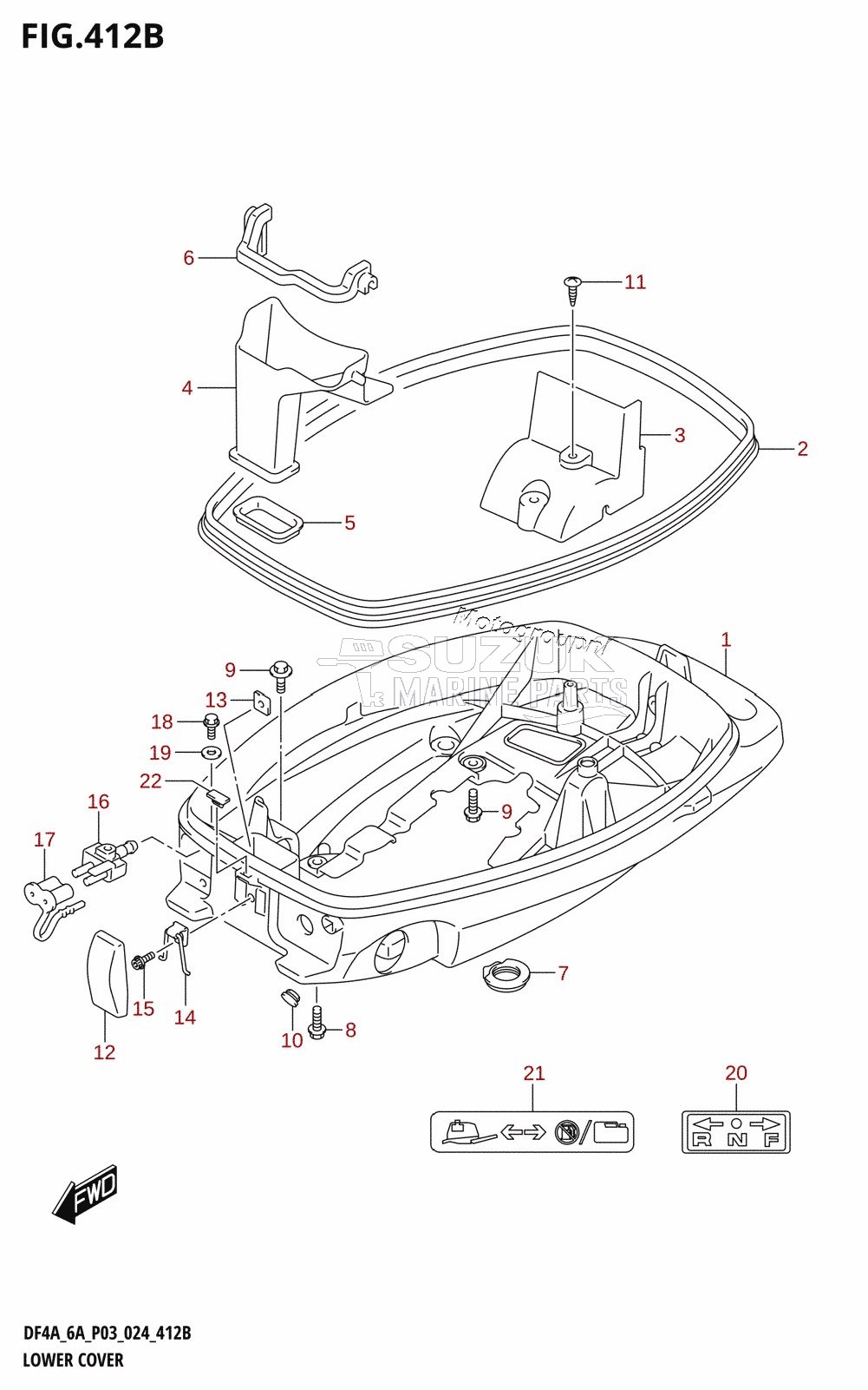 LOWER COVER (DF6A)