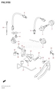 DF175TG From 17502F-410001 (E01 E40)  2014 drawing SENSOR (DF175ZG:E40)