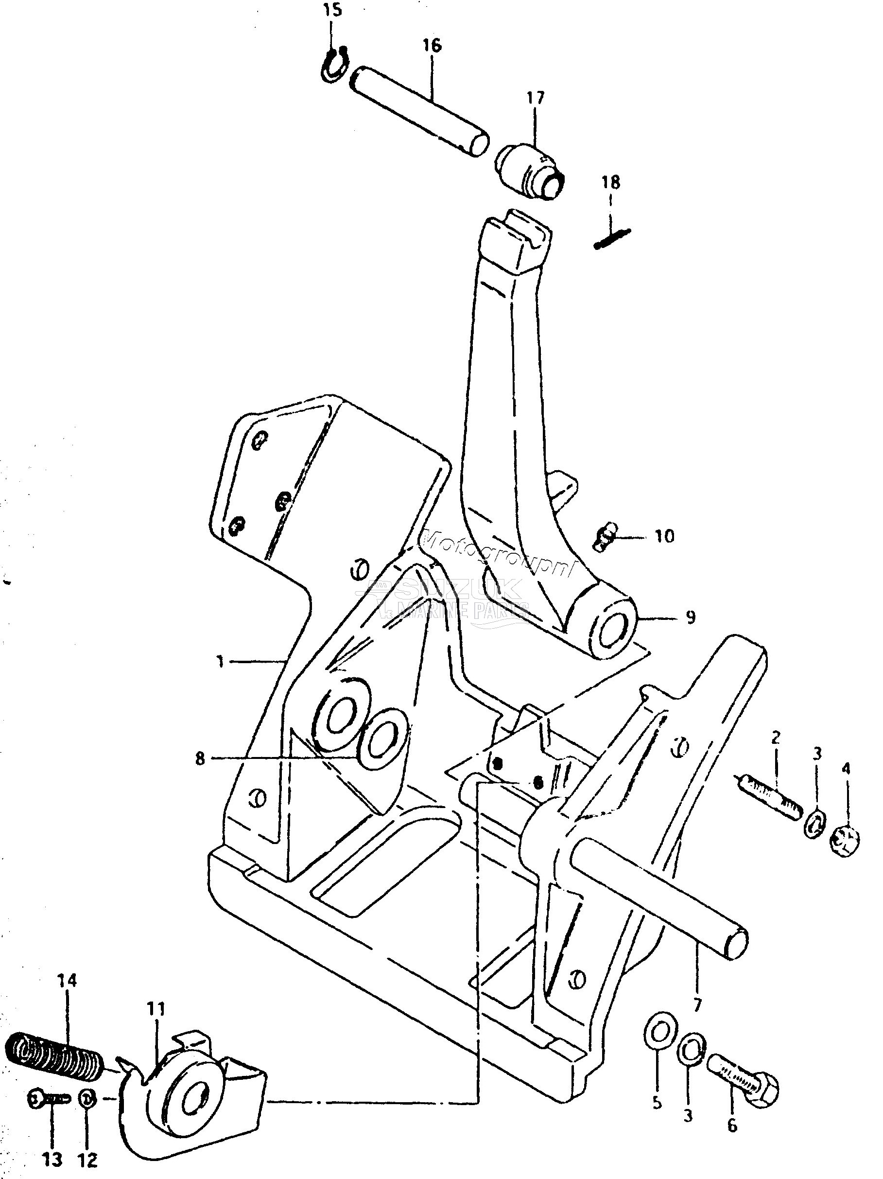 CYLINDER SUPPORT (TVZ)