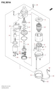 08002F-410001 (2014) 80hp E03-USA (DF80A) DF80A drawing STARTING MOTOR