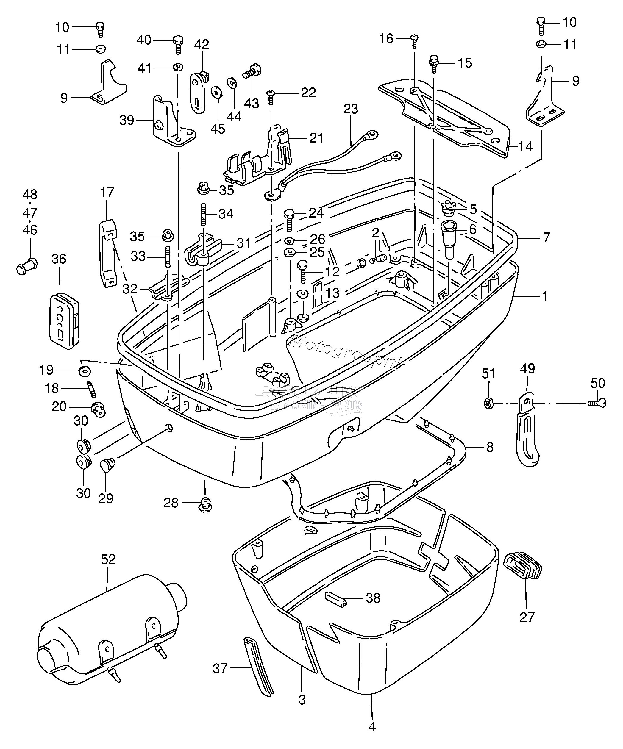 LOWER COVER (DT115Q:E38)