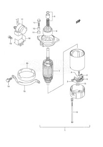 DF 25 drawing Starting Motor