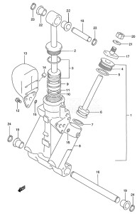 DT 140 drawing Trim Cylinder (1996 to 2001)