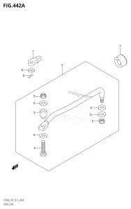 DF70A From 07003F-310001 (E01 E40)  2013 drawing DRAG LINK (DF70A:E01)