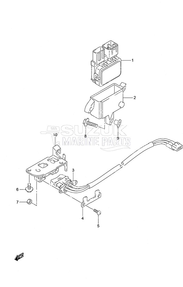 PTT Switch Tiller Handle w/Power Tilt