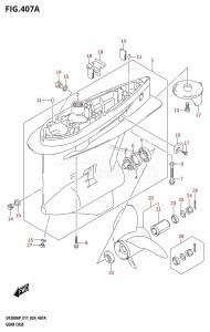 DF175AP From 17503P-440001 (E11)  2024 drawing GEAR CASE