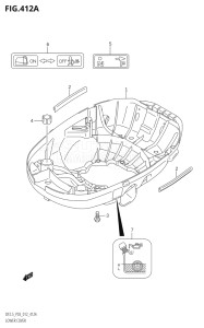 00252F-210001 (2012) 2.5hp P03-U.S.A (DF2.5) DF2.5 drawing LOWER COVER