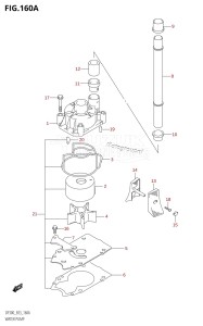 DF300Z From 30001Z-780001 (E03)  2007 drawing WATER PUMP