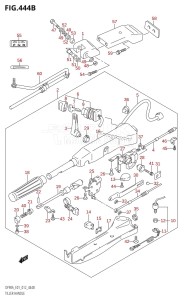 DF80A From 08002F-210001 (E01 E40)  2012 drawing TILLER HANDLE (DF70ATH:E40)