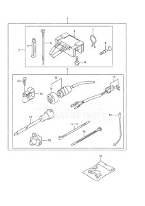 Outboard DF 9.9A drawing Electrical w/Manual Starter