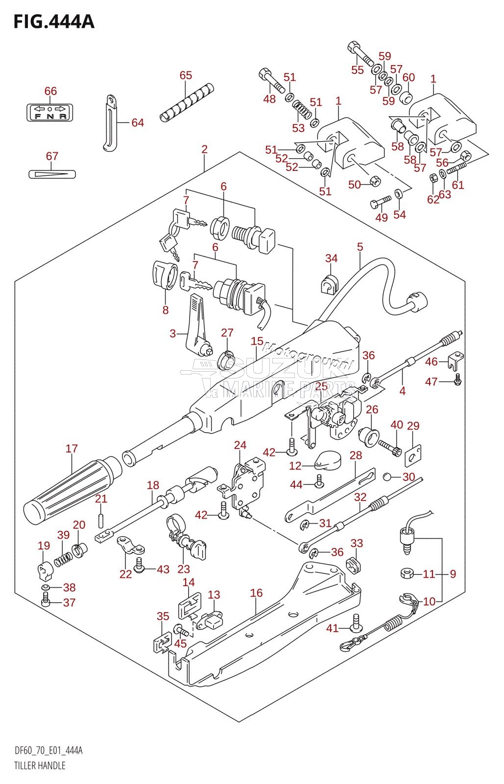 TILLER HANDLE (DF70WTH)