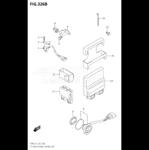 10004F-240001 (2022) 100hp E01 E40-Gen. Export 1 - Costa Rica (DF100BT  DF140Z) DF100B drawing PTT SWITCH / ENGINE CONTROL UNIT (SEE NOTE)