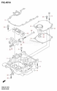 DF60A From 06002F-110001 (E01 E40)  2011 drawing ENGINE HOLDER (DF40AST,DF60AT,DF60ATH,DF60AWT,DF60AWTH)