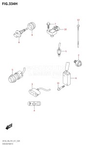 02504F-710001 (2017) 25hp P01-Gen. Export 1 (DF25A  DF25AR  DF25AT  DF25ATH) DF25A drawing SENSOR / SWITCH (DF30ATH:P01)