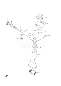 Outboard DF 25 V-Twin drawing Oil Pump