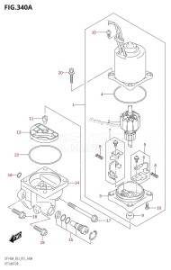 DF115AST From 11504F-510001 (E03)  2015 drawing PTT MOTOR (DF100AT:E03)