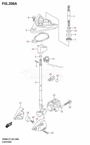 DF250A From 30002P-040001 (E03)  2020 drawing CLUTCH ROD (DF300A,DF250A)