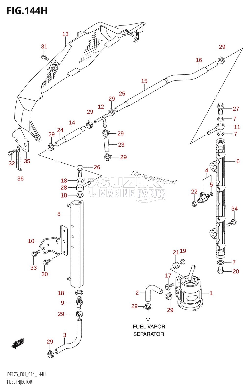 FUEL INJECTOR (DF150ZG:E40)