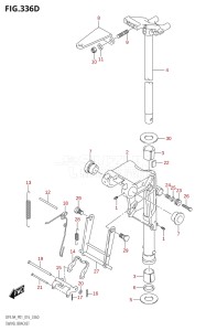 00994F-610001 (2016) 9.9hp P01-Gen. Export 1 (DF9.9A  DF9.9AR) DF9.9A drawing SWIVEL BRACKET (DF9.9AR:P01)