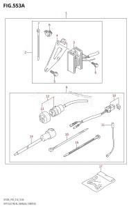 DF9.9B From 00995F-410001 (P03)  2014 drawing OPT:ELECTRICAL (MANUAL STARTER) (DF9.9B:P03:M-STARTER)