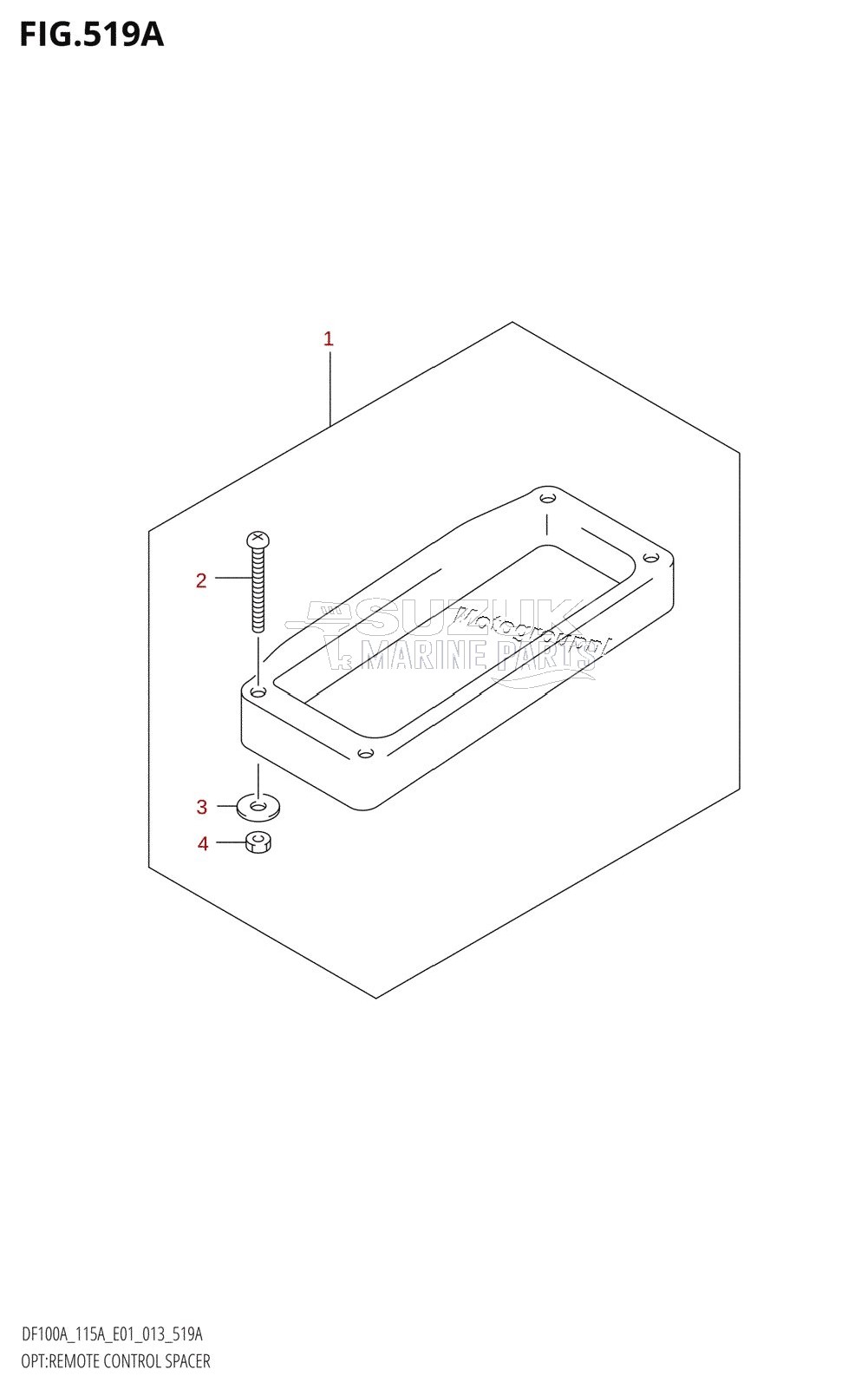 OPT:REMOTE CONTROL SPACER