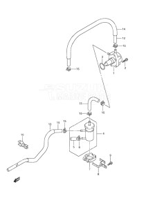 Outboard DF 90A drawing Fuel Pump