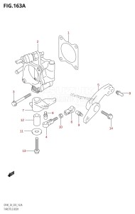 DF40 From 04001F-371001 (E03)  2003 drawing THROTTLE BODY