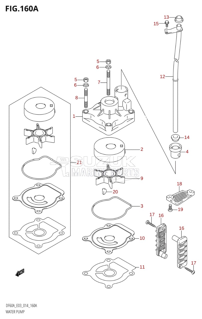 WATER PUMP (DF40A)