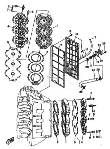 250AETO drawing CYLINDER--CRANKCASE-2