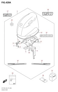 DF150AP From 15003P-710001 (E03)  2017 drawing ENGINE COVER (DF150AP:E03)