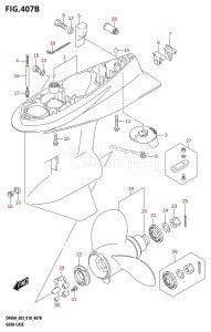 DF50A From 05004F-810001 (E03)  2018 drawing GEAR CASE (DF50AVT,DF60AVT)