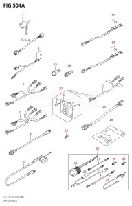 DF175Z From 17502Z-410001 (E01 E40)  2014 drawing OPT:METER (3) (DF150TG:E01)