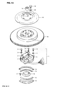 DT50 From 5002-300001 ()  1978 drawing MAGNETO