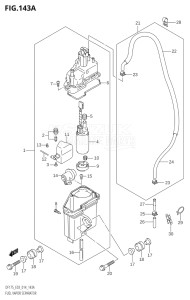 15002Z-410001 (2014) 150hp E03-USA (DF150Z  DF150Z) DF150Z drawing FUEL VAPOR SEPARATOR