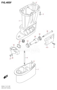 05003F-340001 (2023) 50hp E01-Gen. Export 1 (DF50AT  DF50ATH) DF50A drawing DRIVE SHAFT HOUSING ((DF60AQH,DF60ATH):E40)