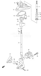 DF 300AP drawing Clutch Rod