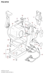 DF115AZ From 11503Z-510001 (E01 E40)  2015 drawing OPT:REMOTE CONTROL ASSY DUAL (1)