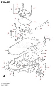 DF175TG From 17502F-410001 (E03)  2014 drawing ENGINE HOLDER (DF175Z:E03)