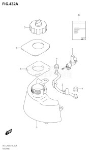 00252F-410001 (2014) 2.5hp P03-U.S.A (DF2.5) DF2.5 drawing FUEL TANK