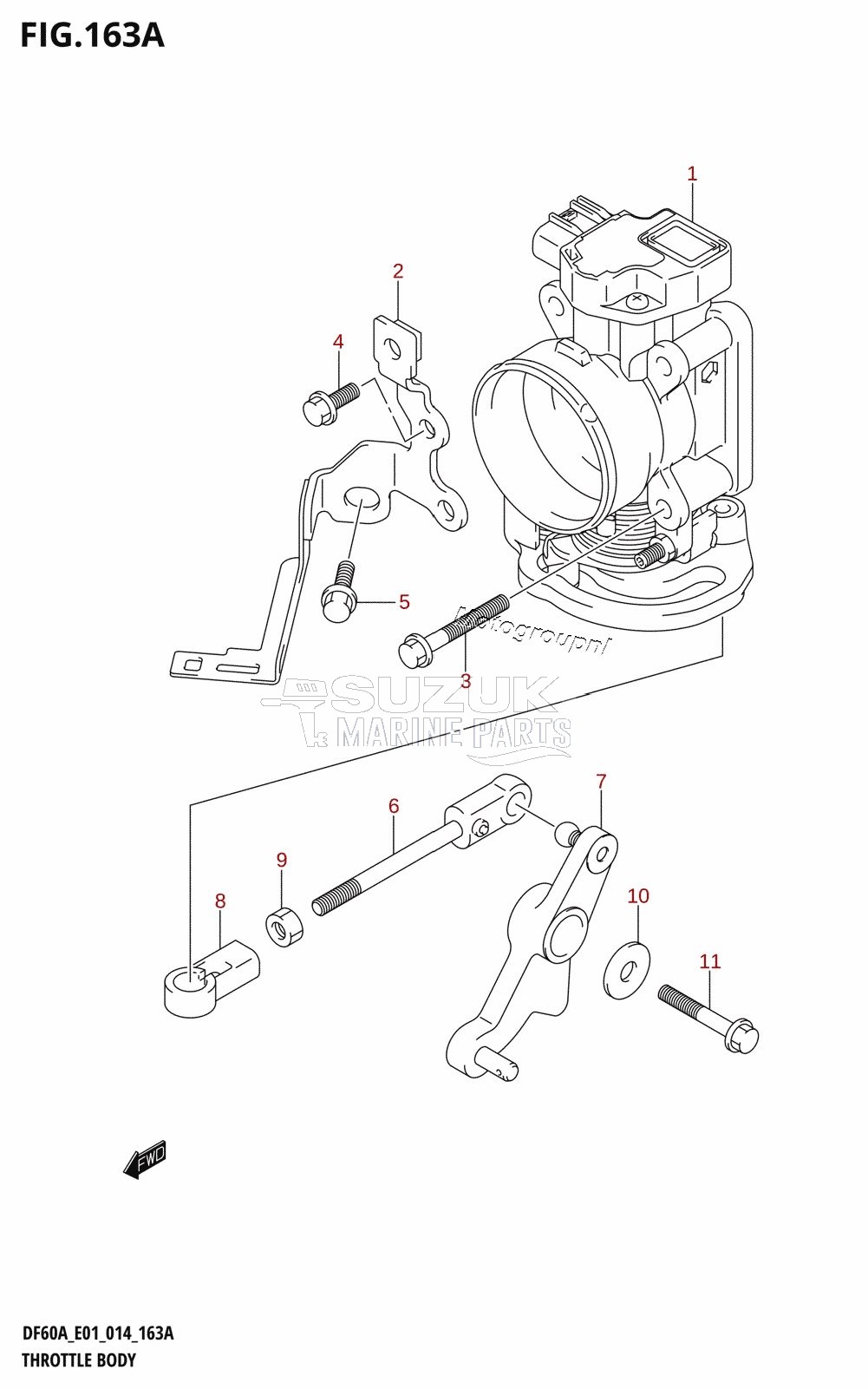 THROTTLE BODY (DF40A:E01)