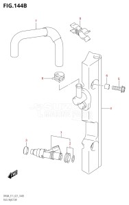 04003F-340001 (2023) 40hp E01 E11-Gen. Export 1-and 2 (DF40A  DF40AQH  DF40AT  DF40ATH) DF40A drawing FUEL INJECTOR (E40)