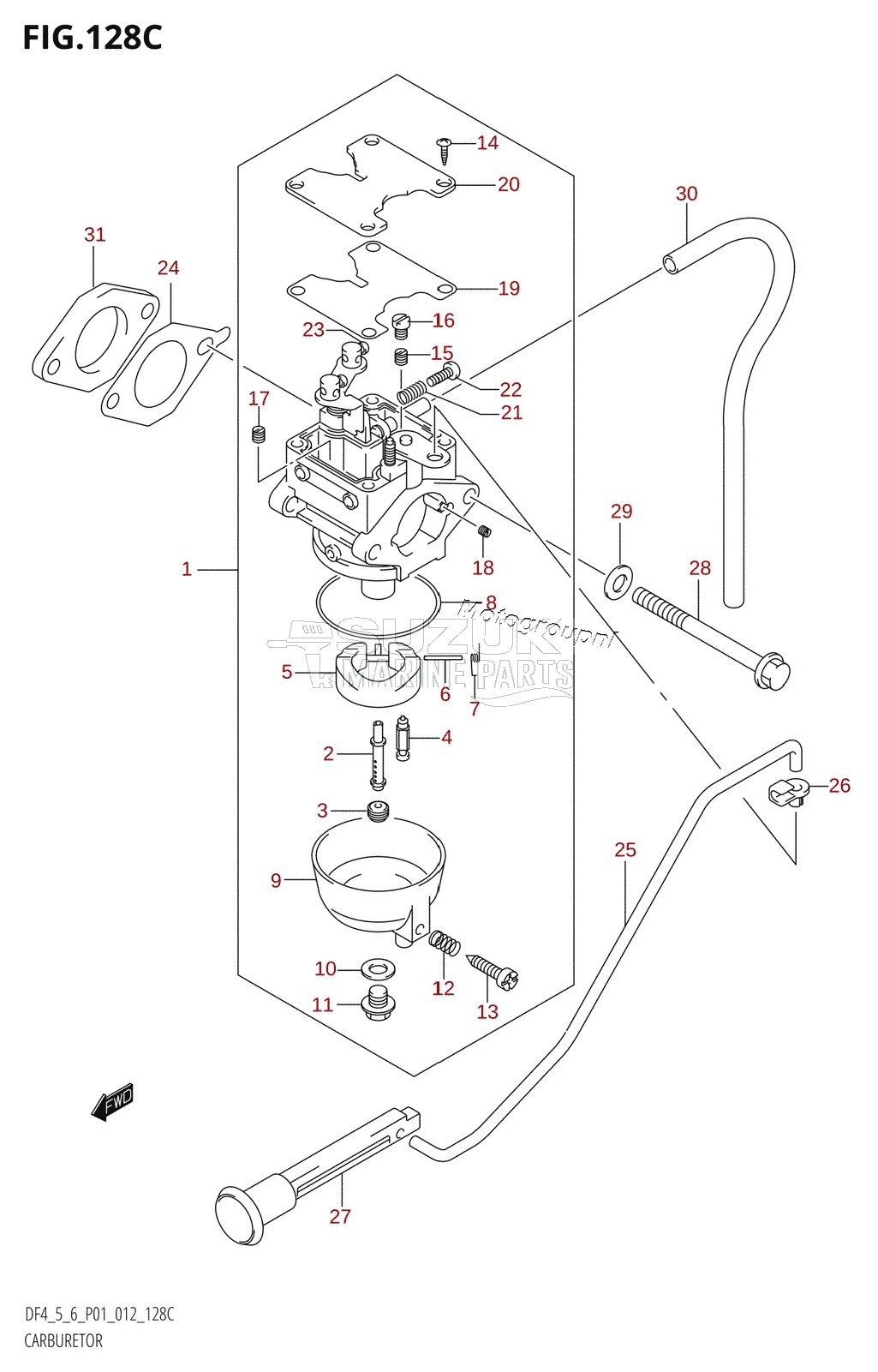 CARBURETOR (DF6:P01)