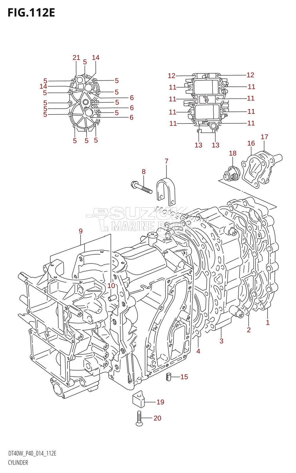 CYLINDER (DT40WK:P40)