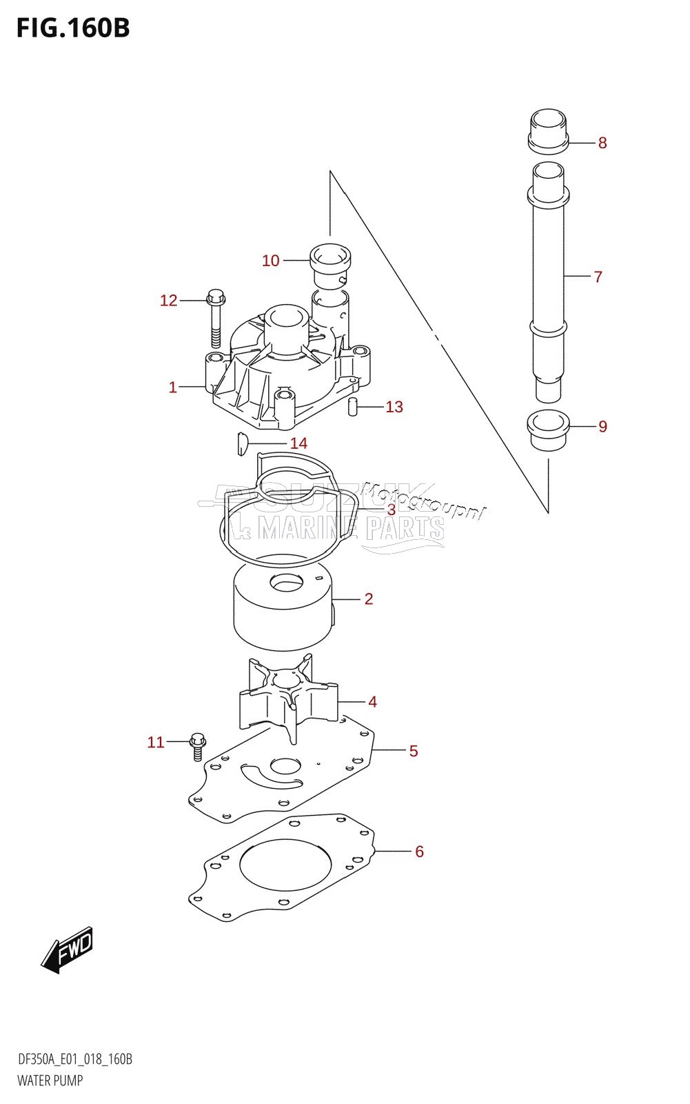 WATER PUMP (E40)